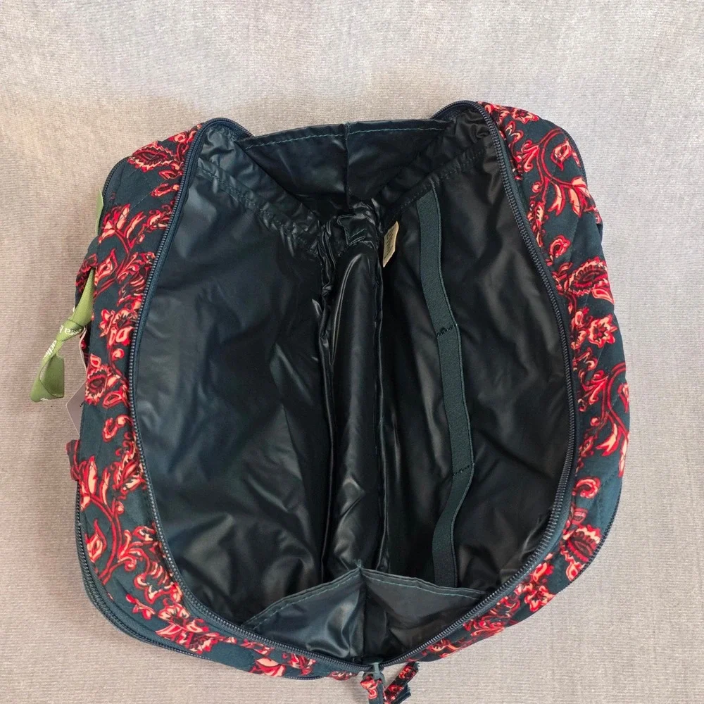 Vera Bradley Ultimate Travel New Navy Red Victorian Vines Paisley